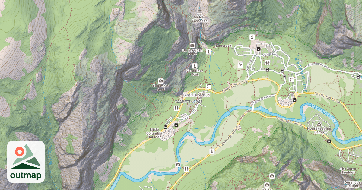 Map of Lena's Lieback
