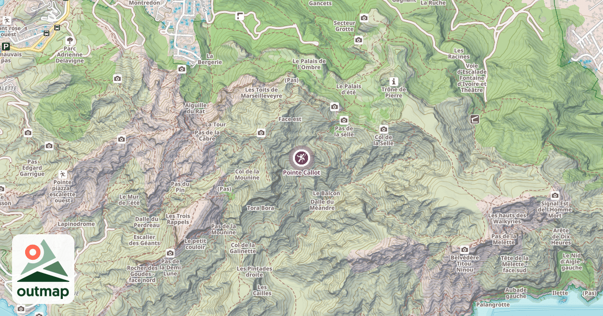Map of Pointe Callot
