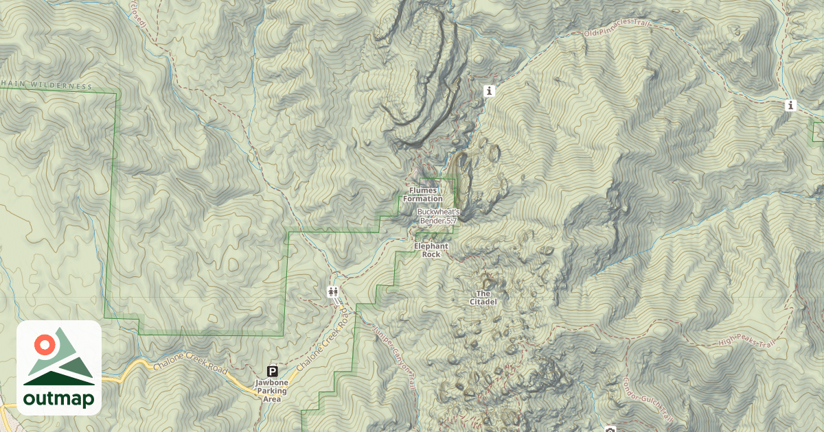 Map of Buckwheat's Bender