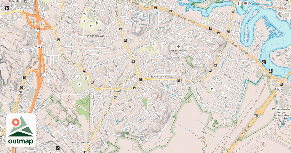 Map of Fifth Avenue