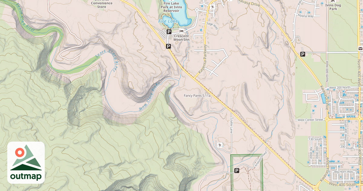 Map of Fancy Pants
