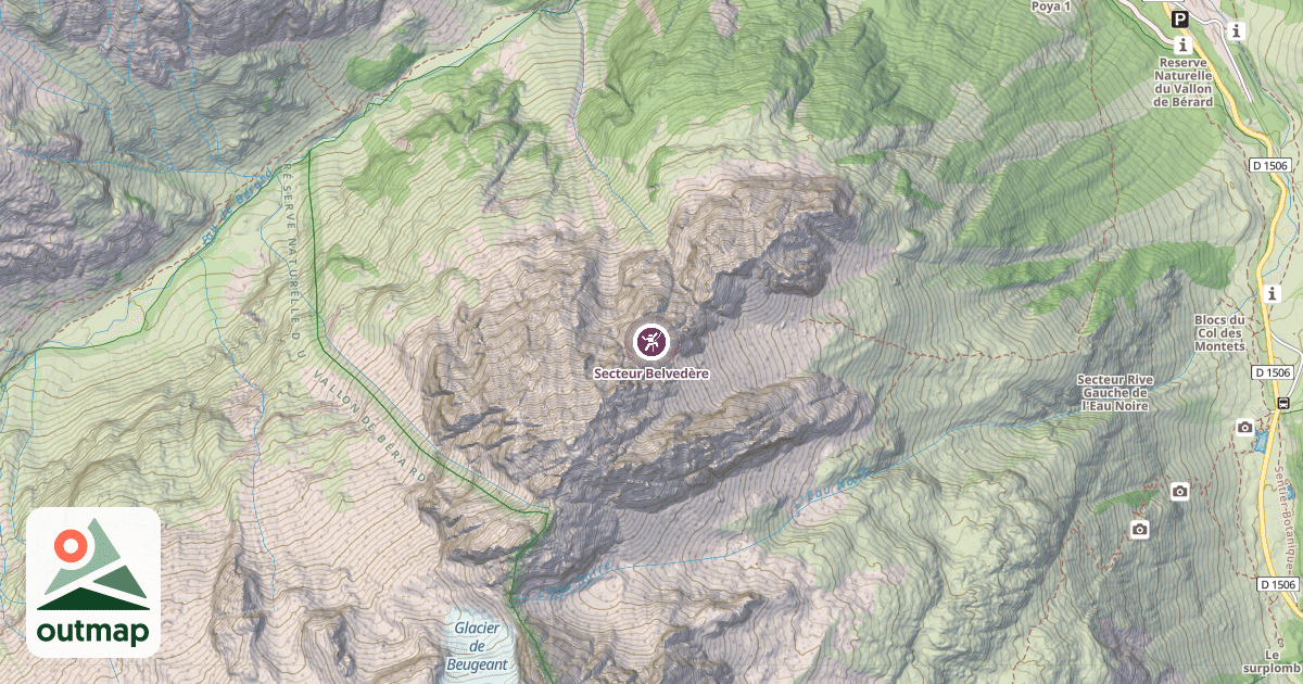 Map of Secteur Belvedère