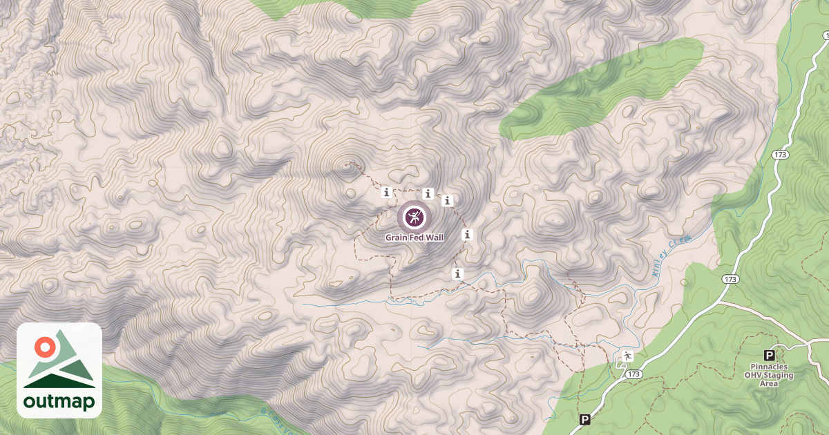 Map of Grain Fed Wall