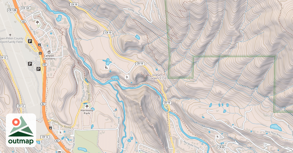 Map of Graham Crackers
