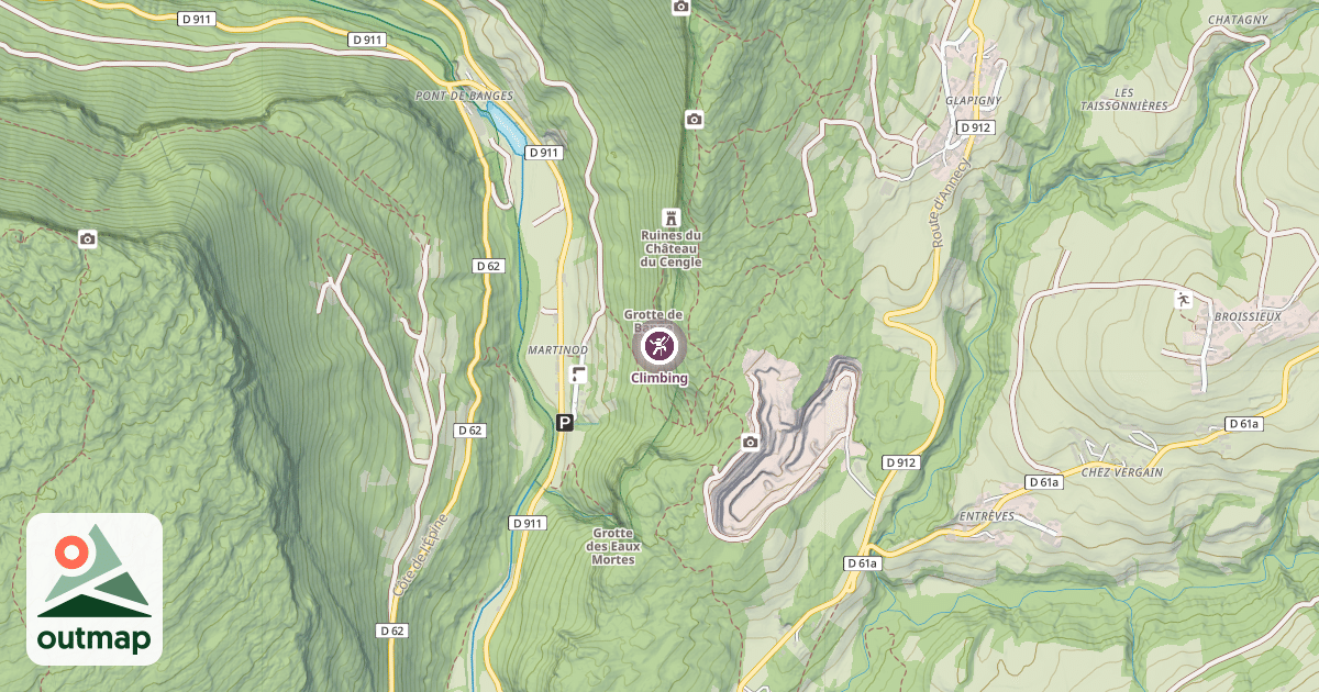 Map of Climbing