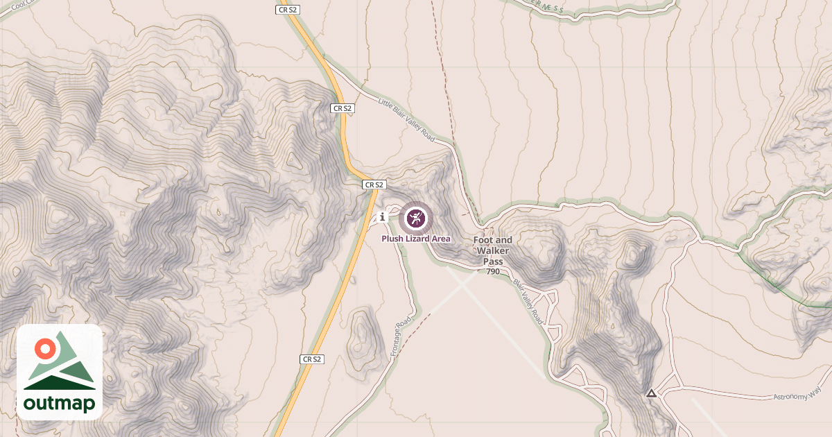 Map of Plush Lizard Area