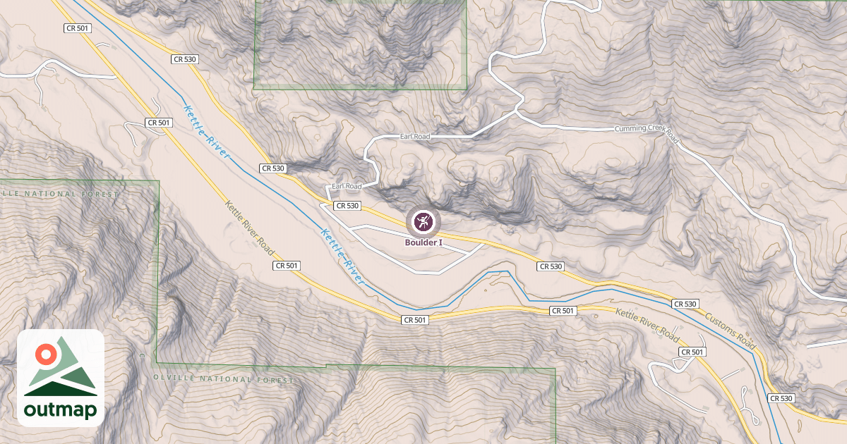 Map of Boulder I