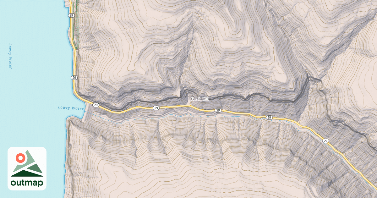 Map of Cecelia