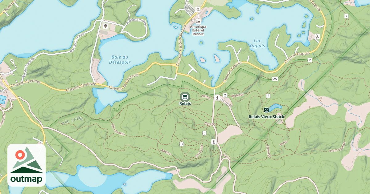 Map of Relais