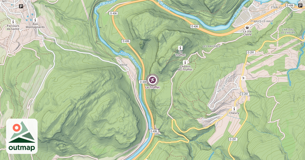 Map of Le Truffet