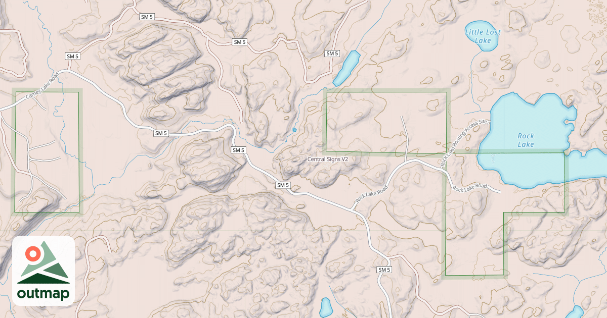 Map of Central Signs