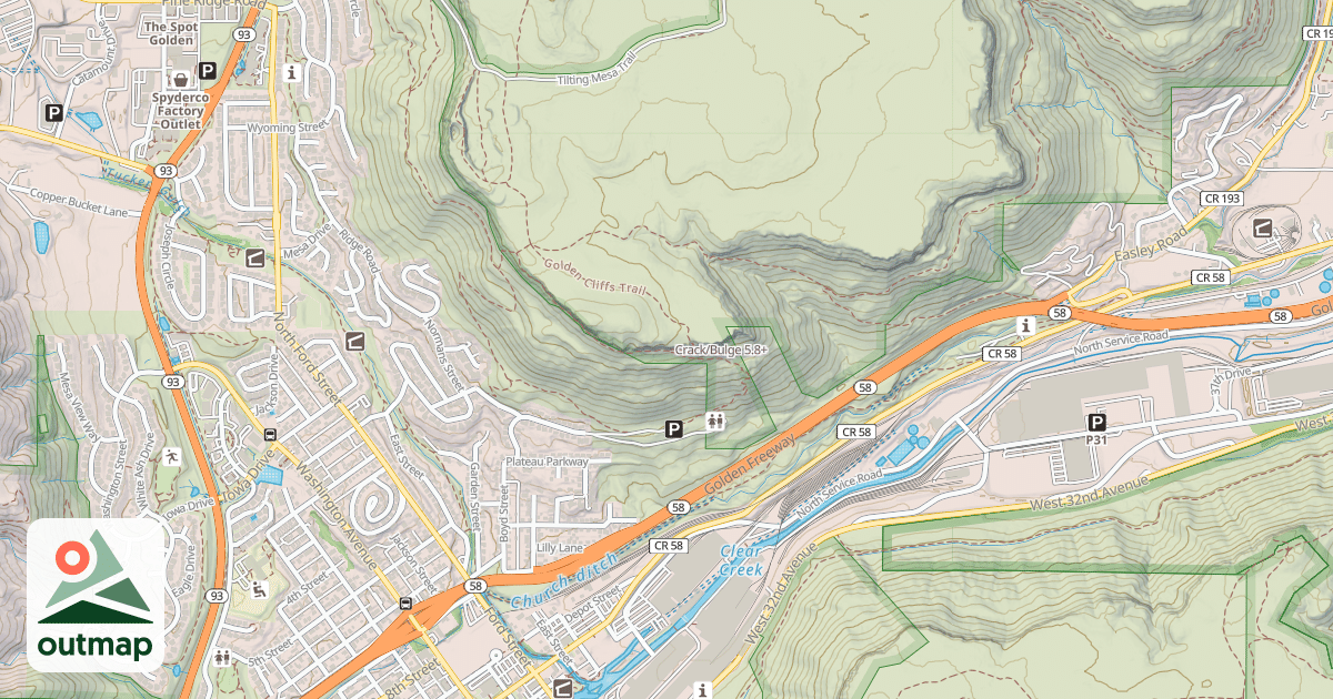 Map of Crack/Bulge