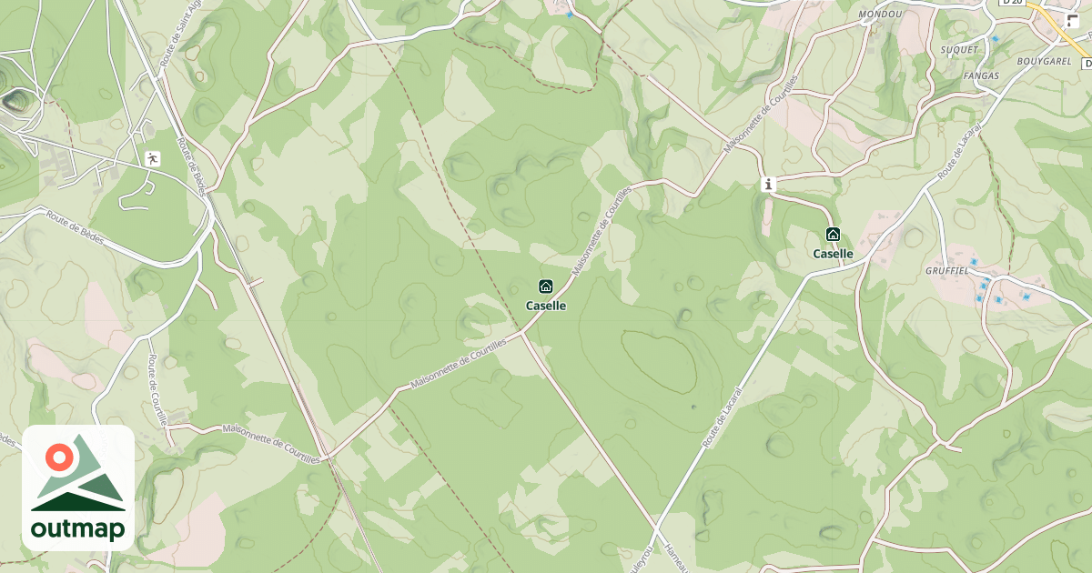 Map of Caselle