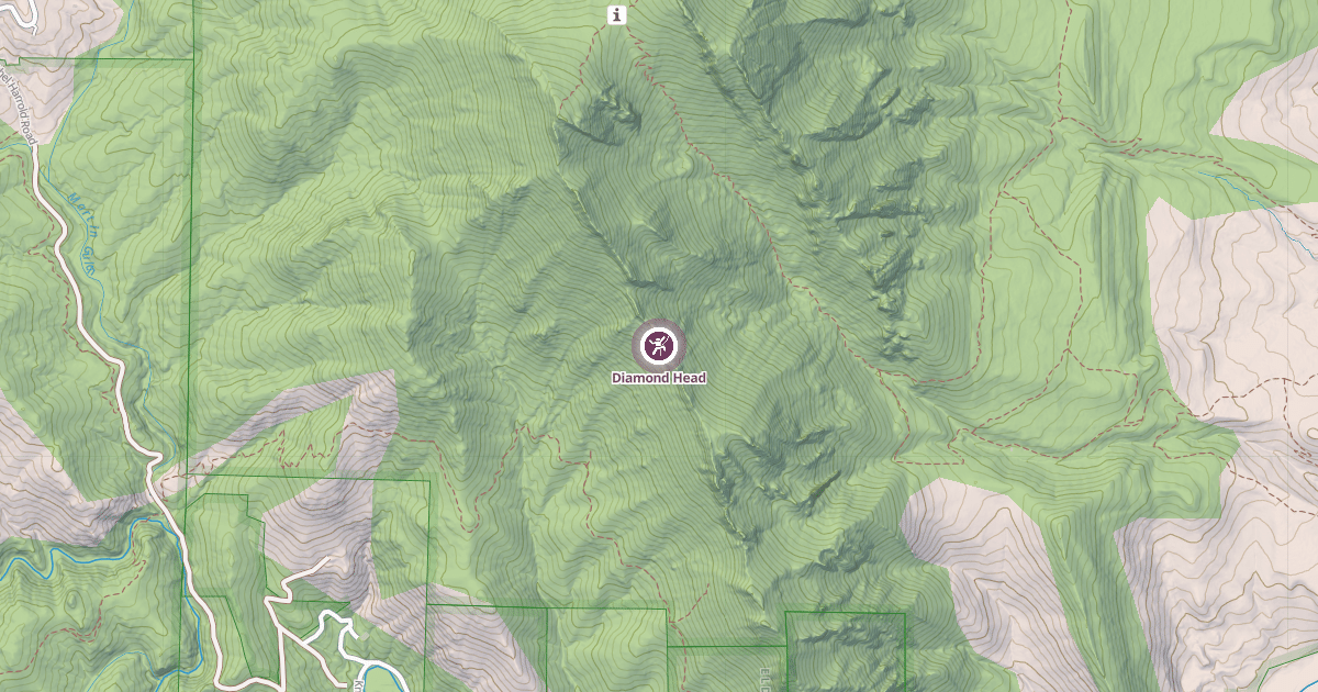 Map preview of Diamond Head