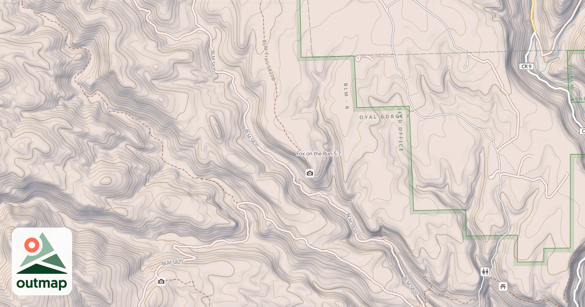Map of Fox on the Run