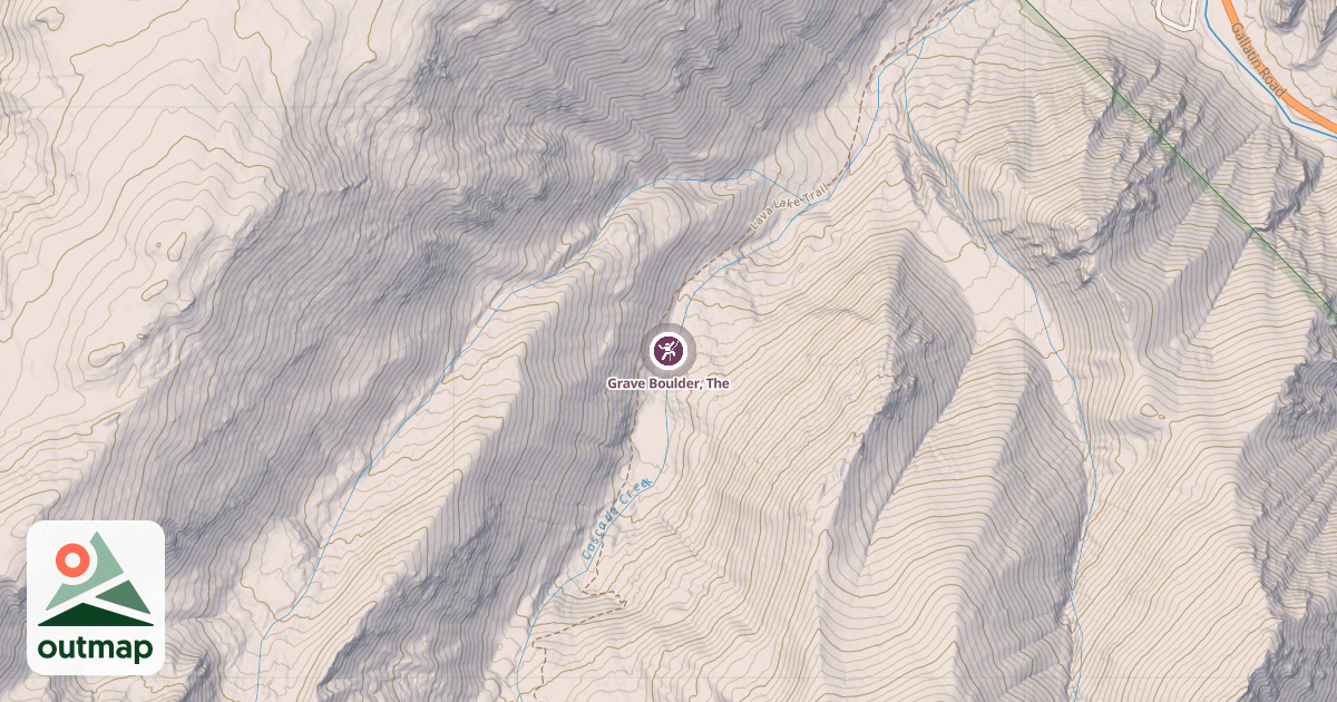 Map of Grave Boulder, The