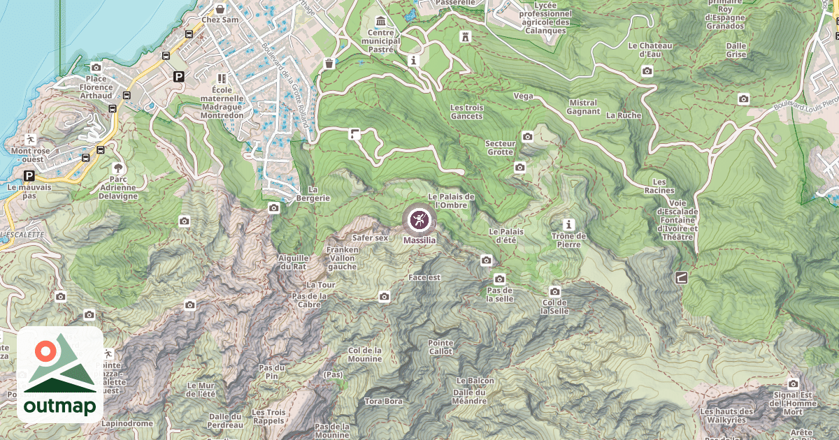 Map of Massilia