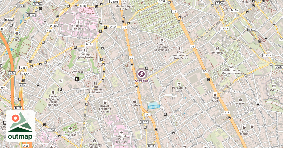 Map of Antrebloc