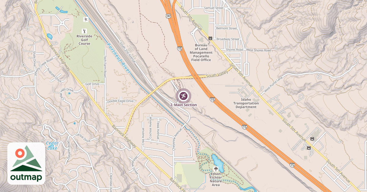 Map of 2. Main Section