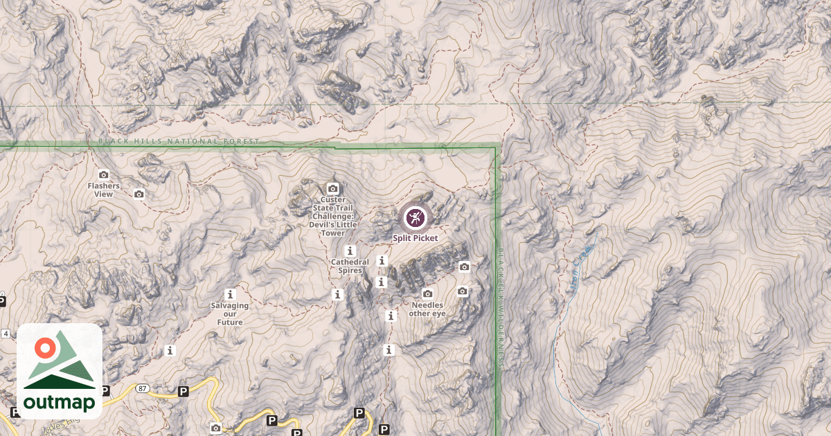 Map of Split Picket
