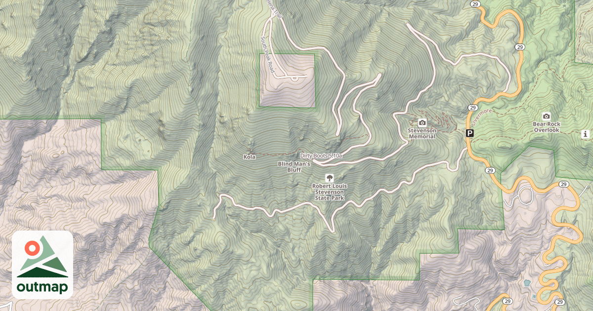 Map of Dirty Boots