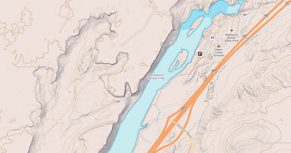 Map preview of Recreational Vehicles