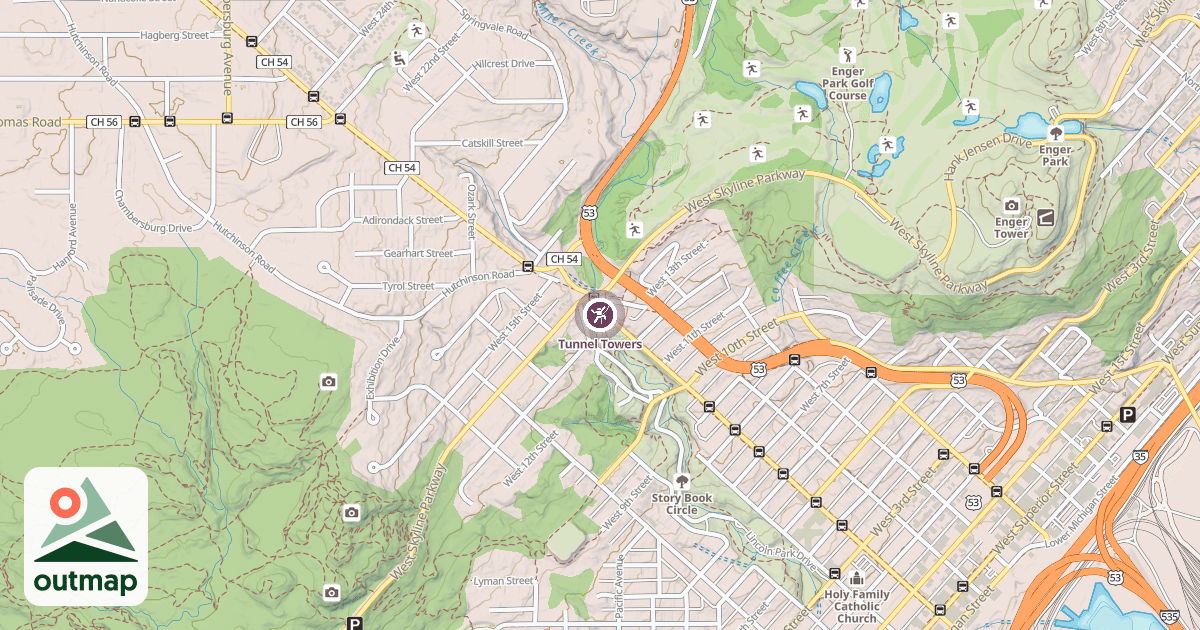 Map of Tunnel Towers