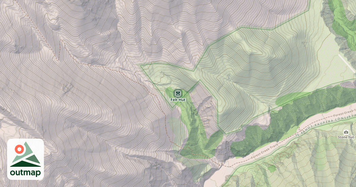 Map of Felt Hut