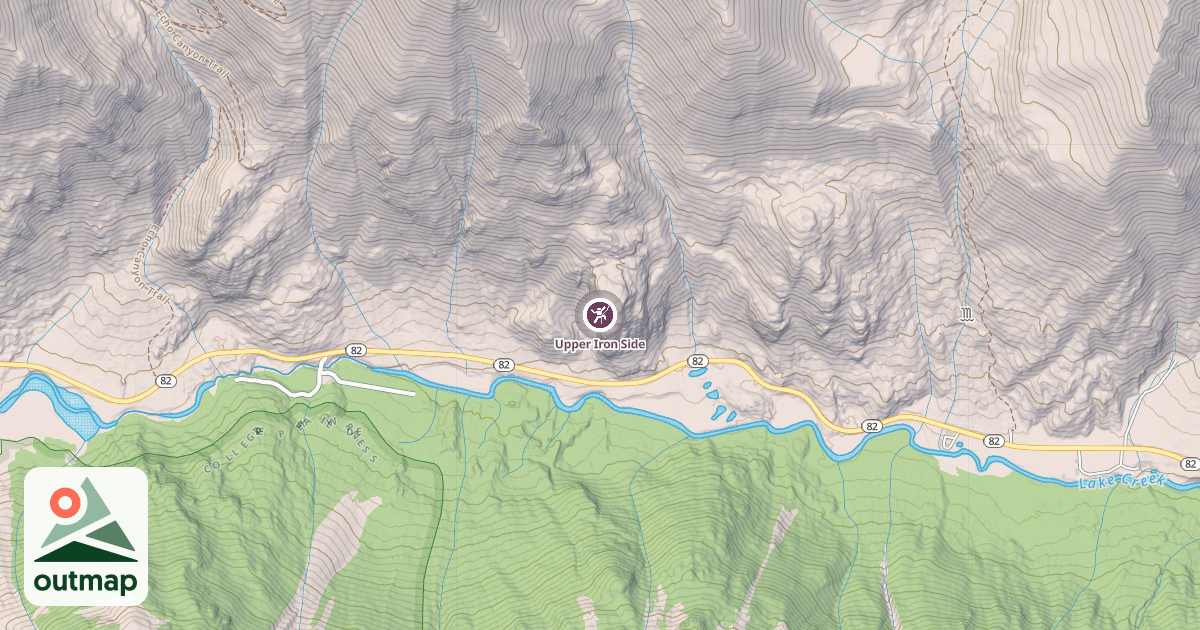 Map of Upper Iron Side
