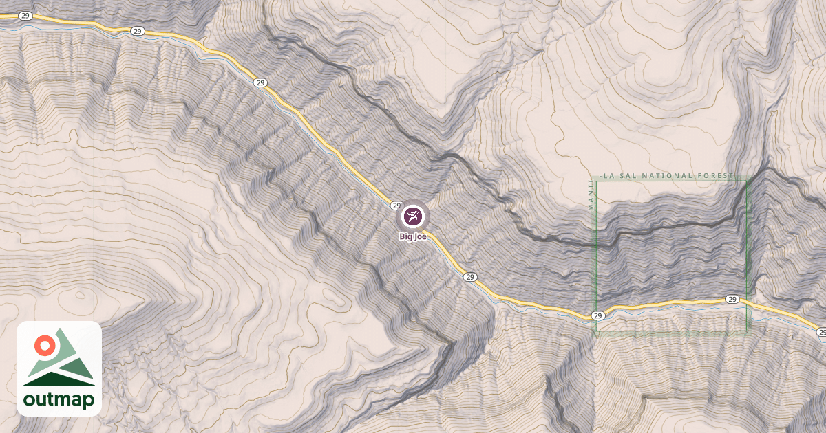 Map of Big Joe