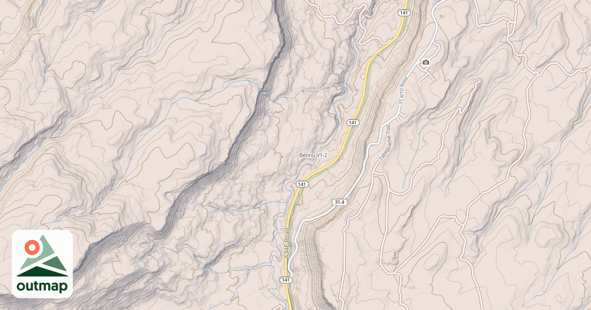 Map of Bennu