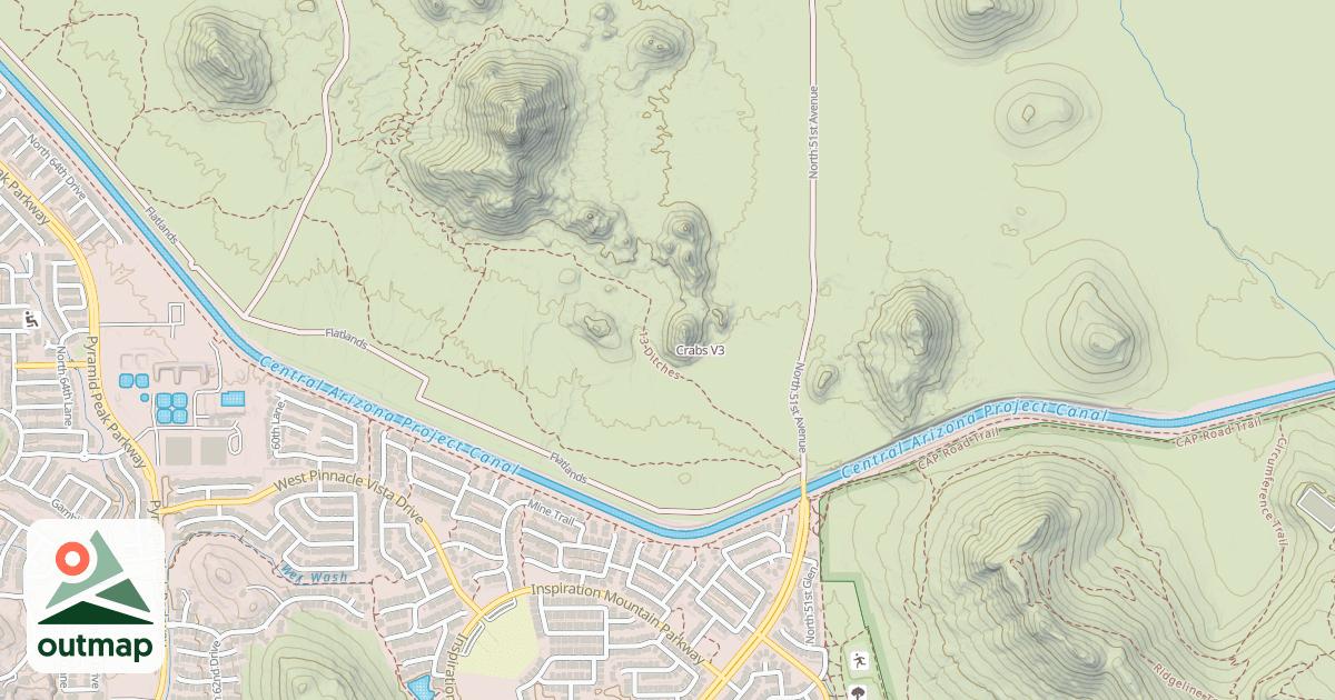 Map of Crabs