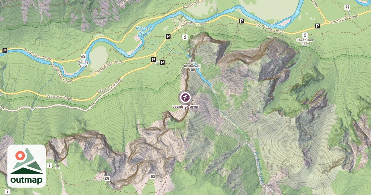 Map of Leaning Tower