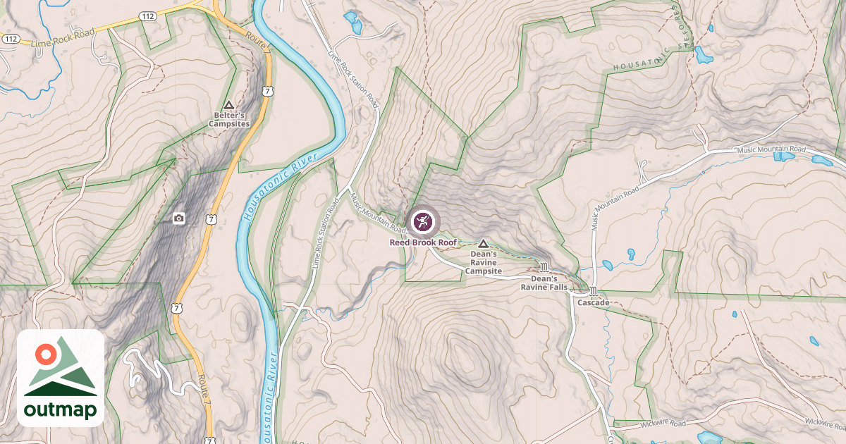 Map of Reed Brook Roof