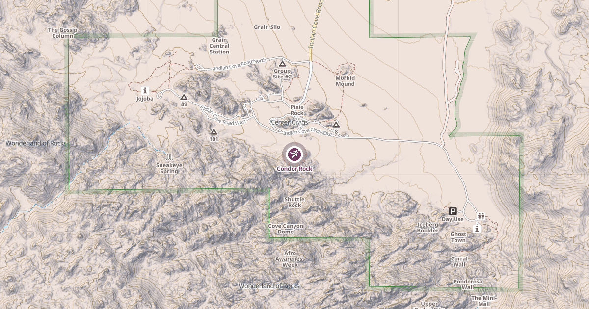 Map preview of Condor Rock