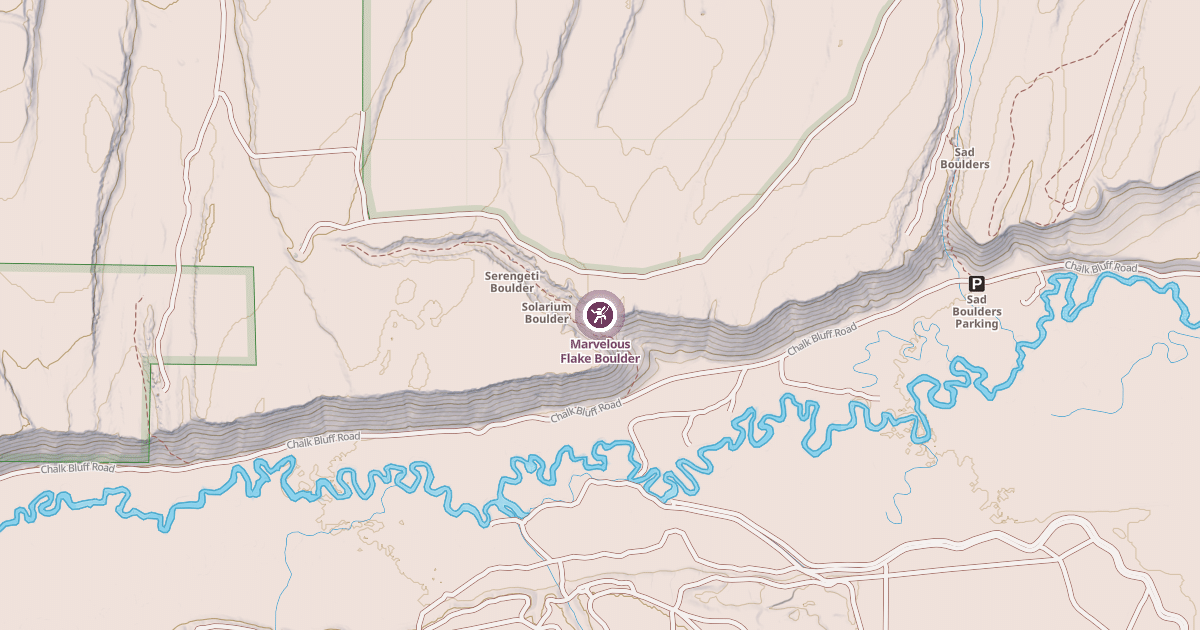 Map preview of Marvelous Flake Boulder
