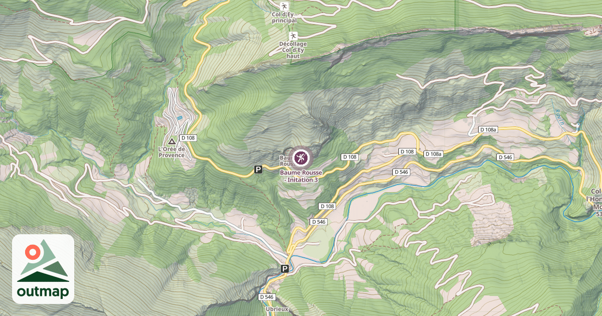 Map of Baume Rousse - Initation 3