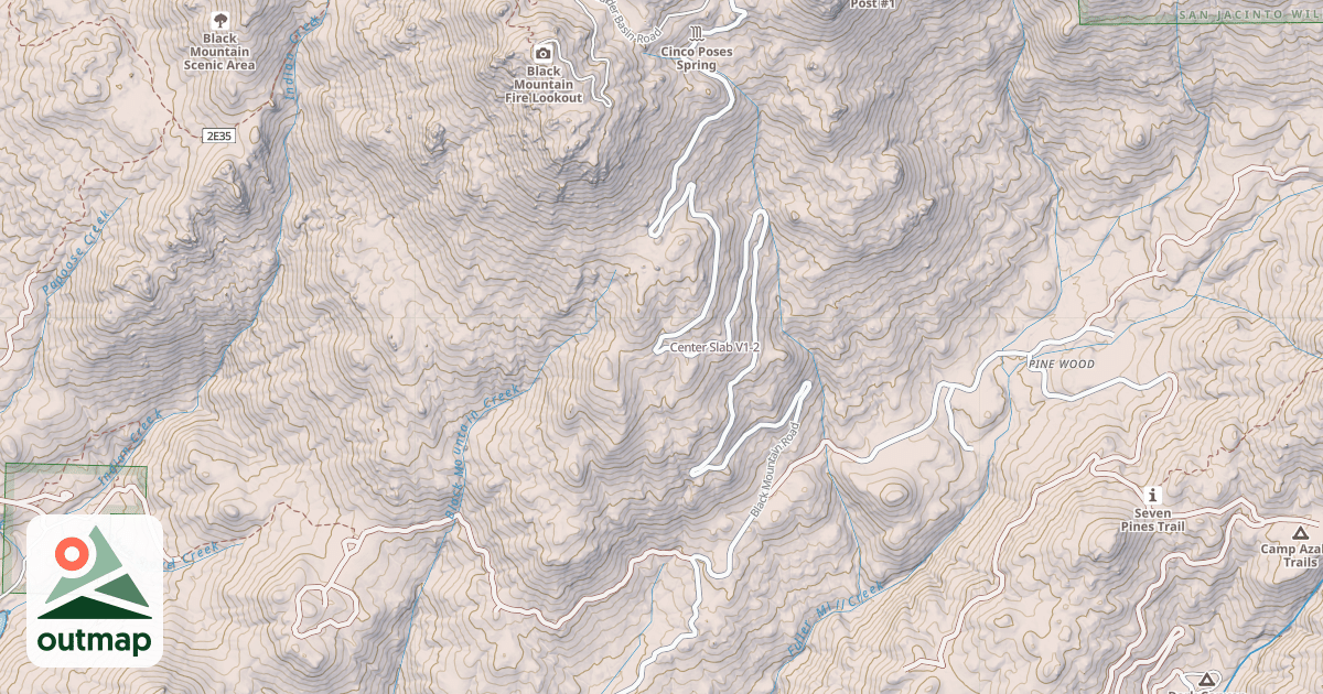 Map of Center Slab