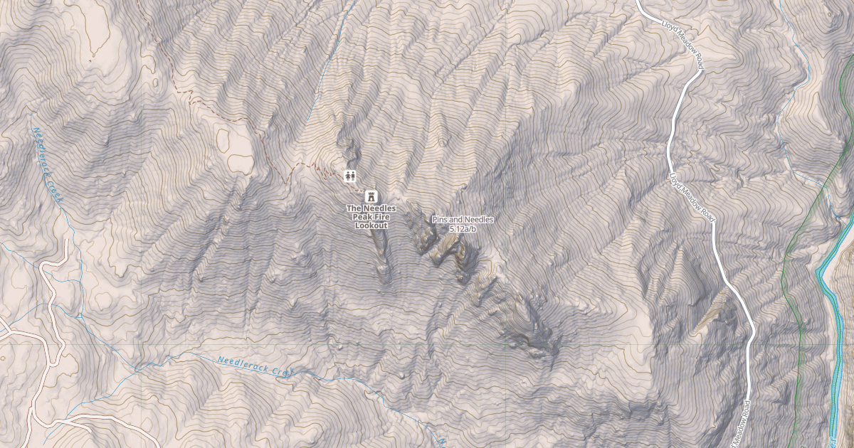 Map preview of Pins and Needles