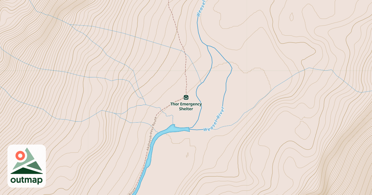Map of Thor Emergency Shelter
