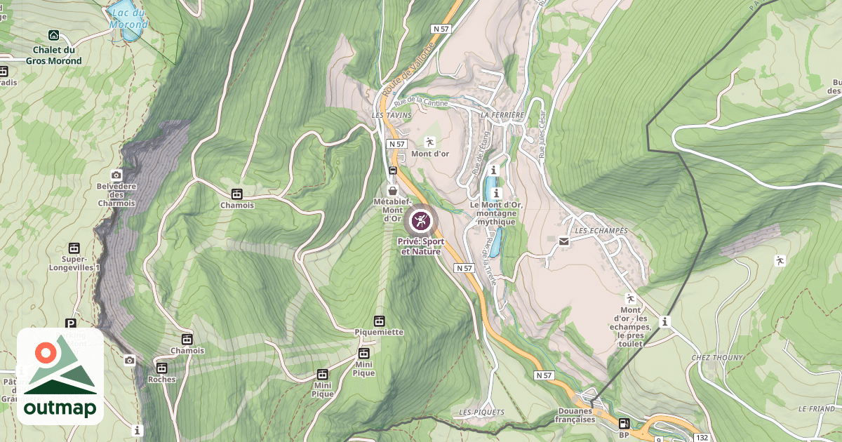 Map of Privé: Sport et Nature