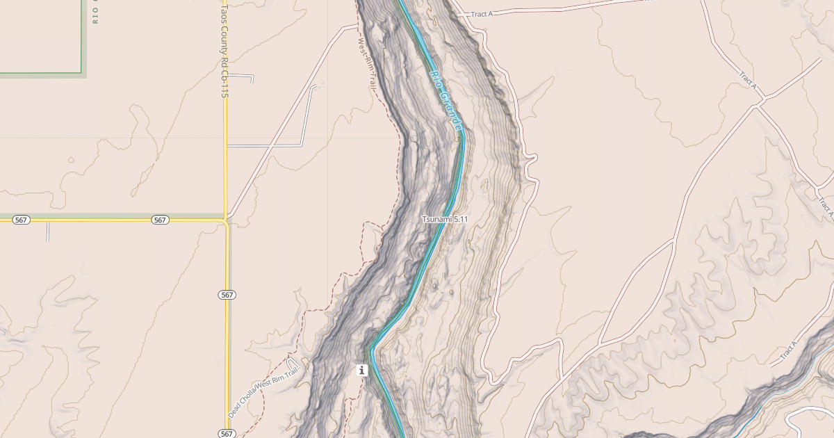 Map preview of Tsunami