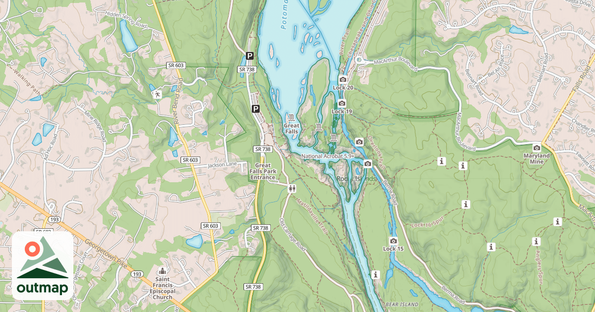 Map of National Acrobat