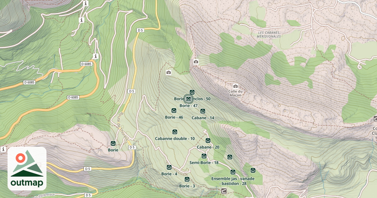 Map of Borie - 47