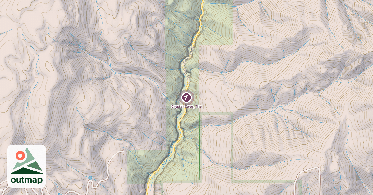 Map of Crystal Cave, The