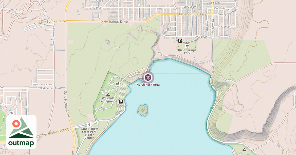 Map of North Rock Area