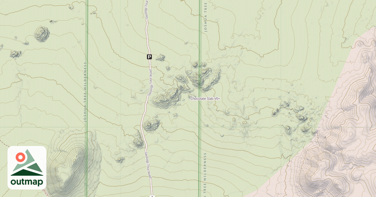 Map of Chocolate Slab