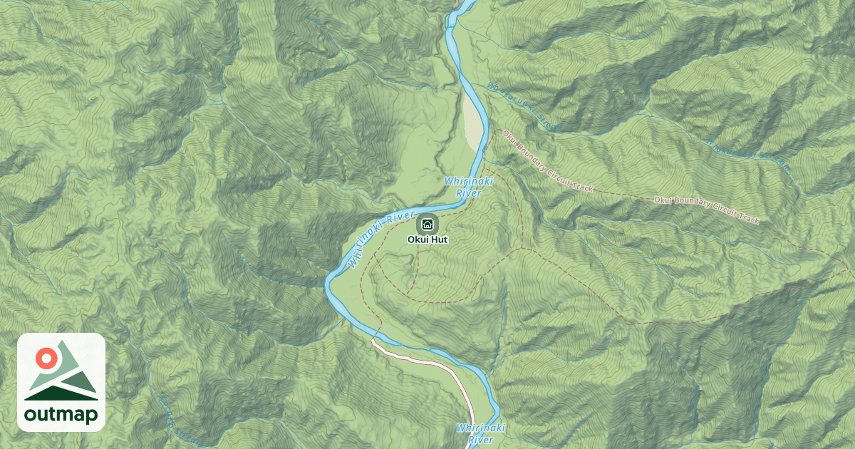 Map of Okui Hut