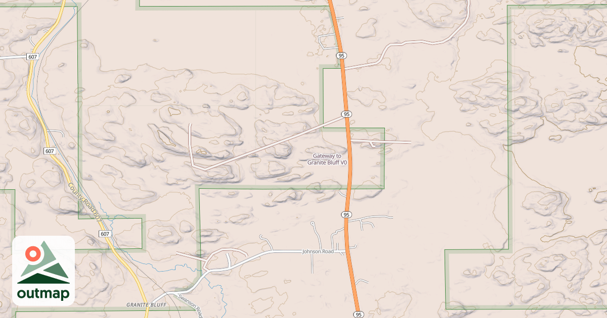 Map of Gateway to Granite Bluff