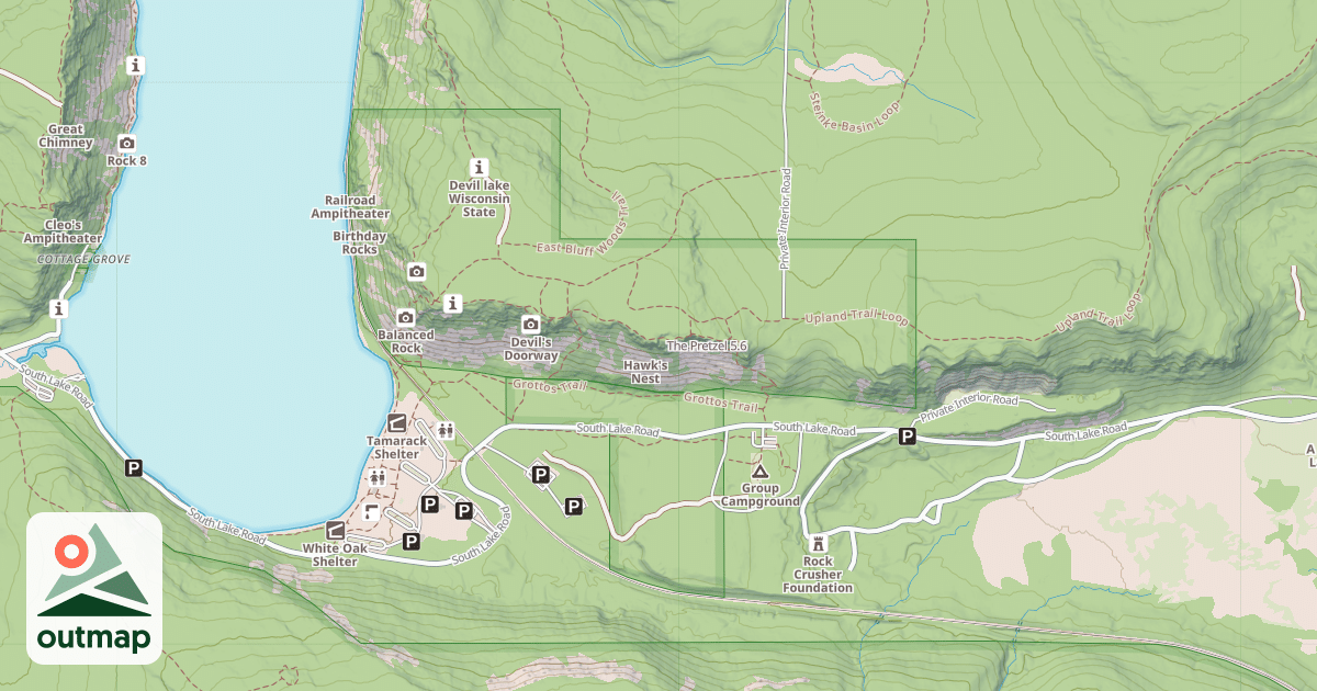Map of The Pretzel
